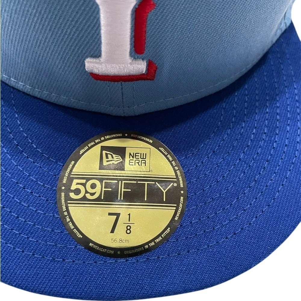Blue and Red Baseball Cap